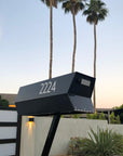 The Modbox Monochrome Mid-Century Modern Curbside Mailbox