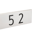 Modern Address Plaque & Aluminum Numbers