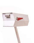 The Modbox Monochrome Mid-Century Modern Curbside Mailbox